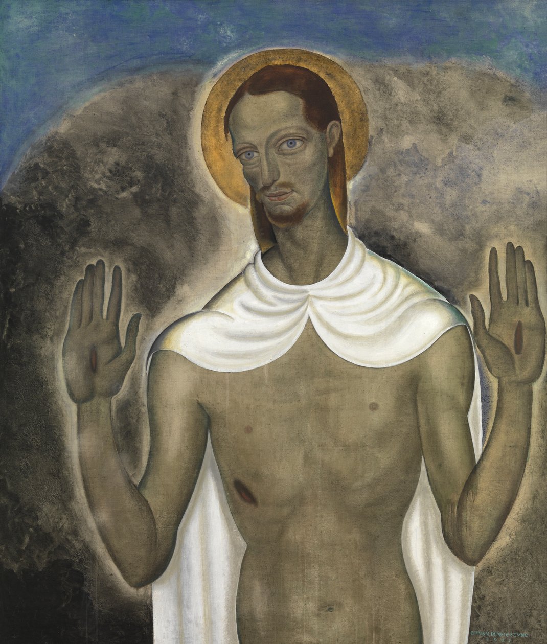 Le Christ montrant ses plaies - Gustave Van de Woestyne