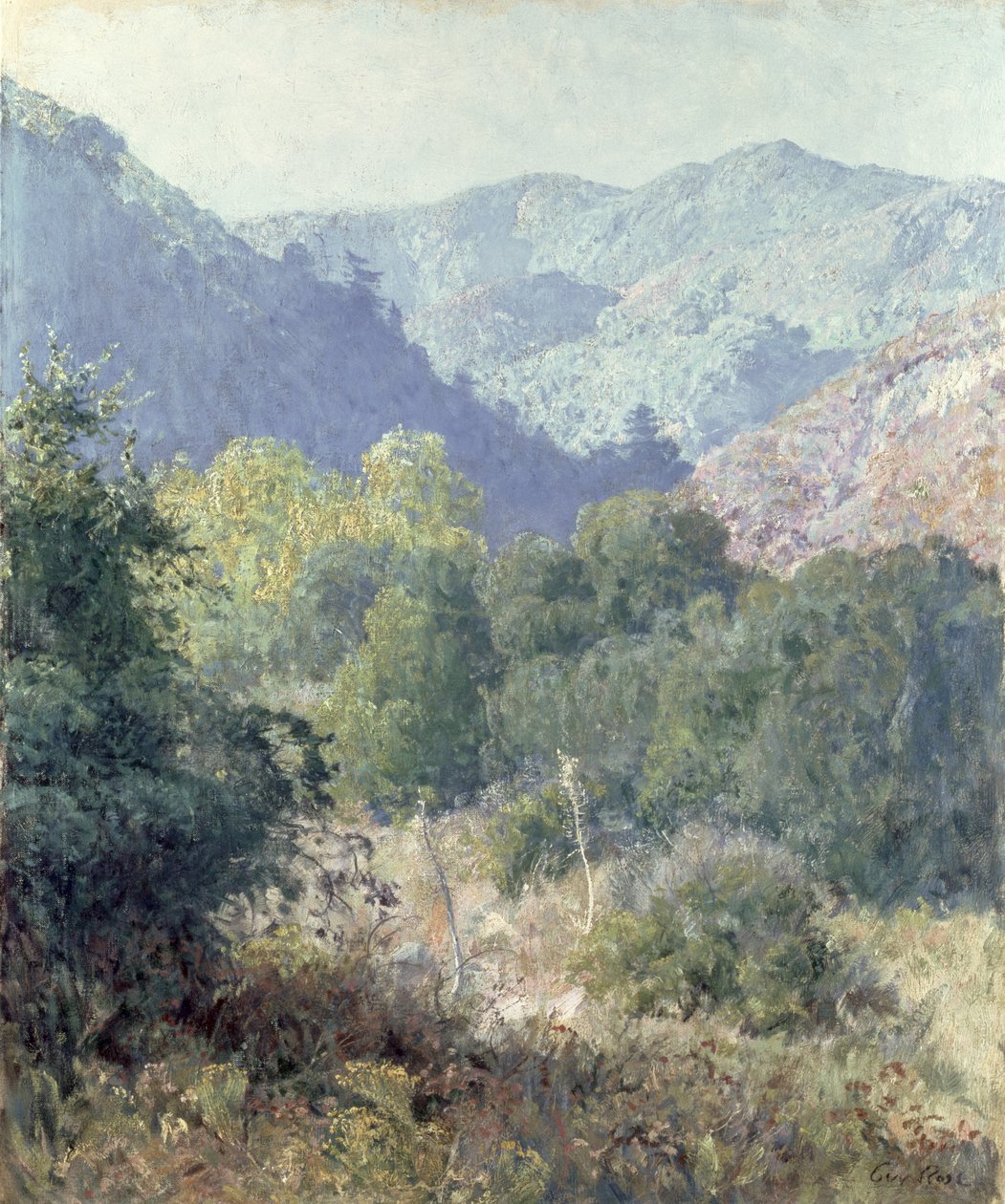Vue des montagnes de San Gabriel - Guy Rose
