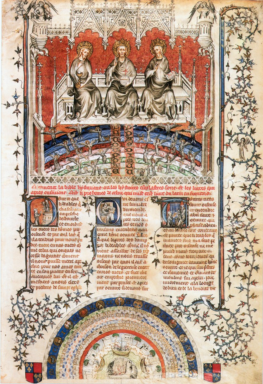 La Bible Historiale (parchemin) - Guyart des Moulins