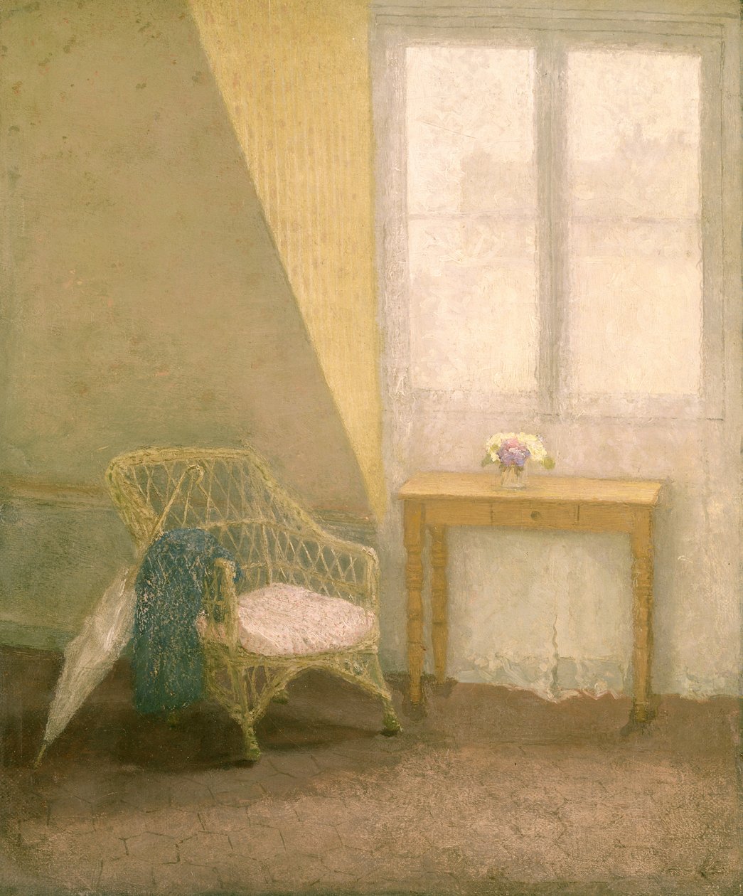 Un coin de la chambre de l
