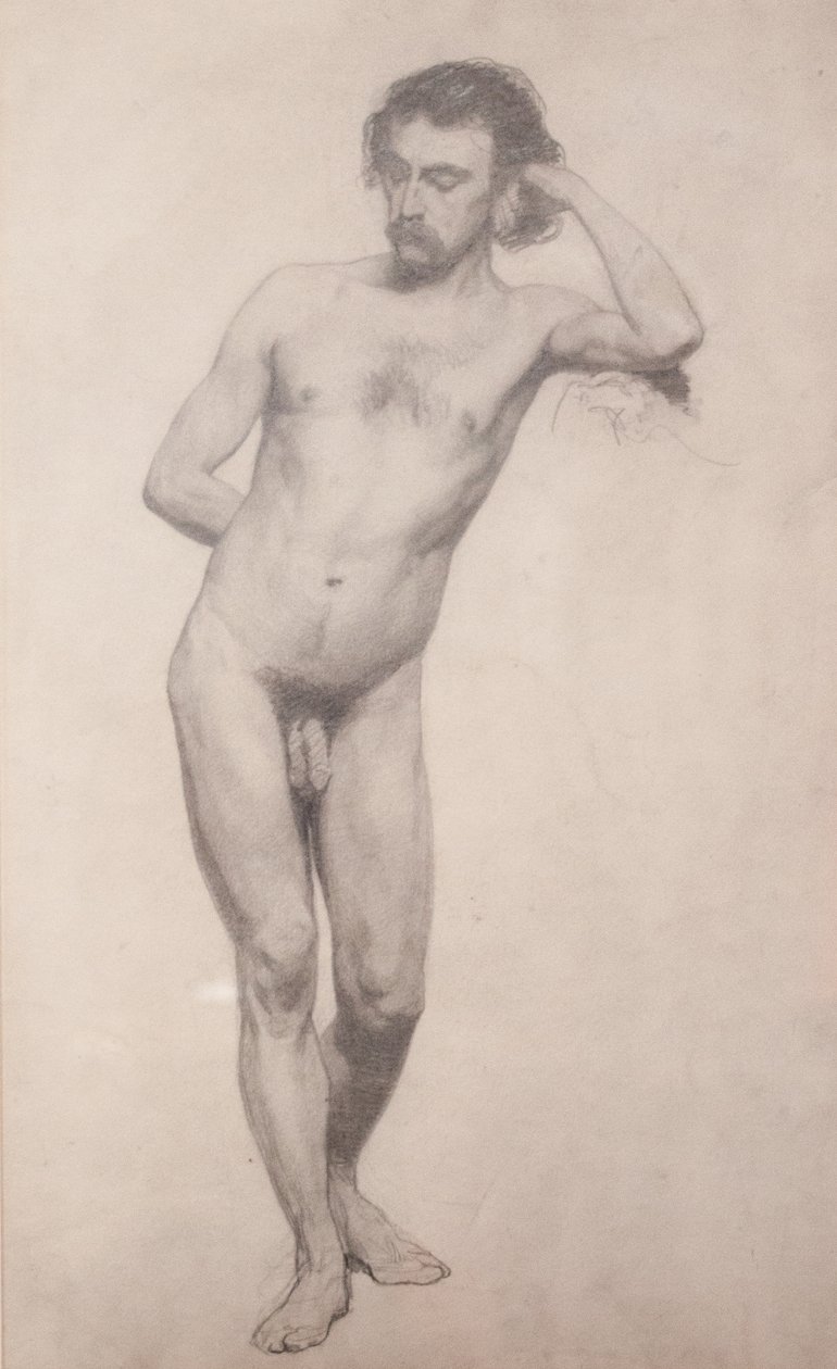Étude de nu masculin - Gyula Benczúr