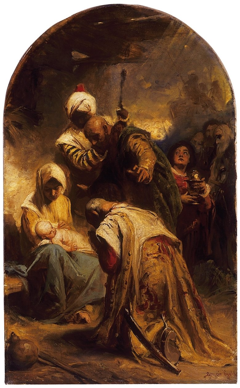 Adoration des trois rois - Gyula Benczúr