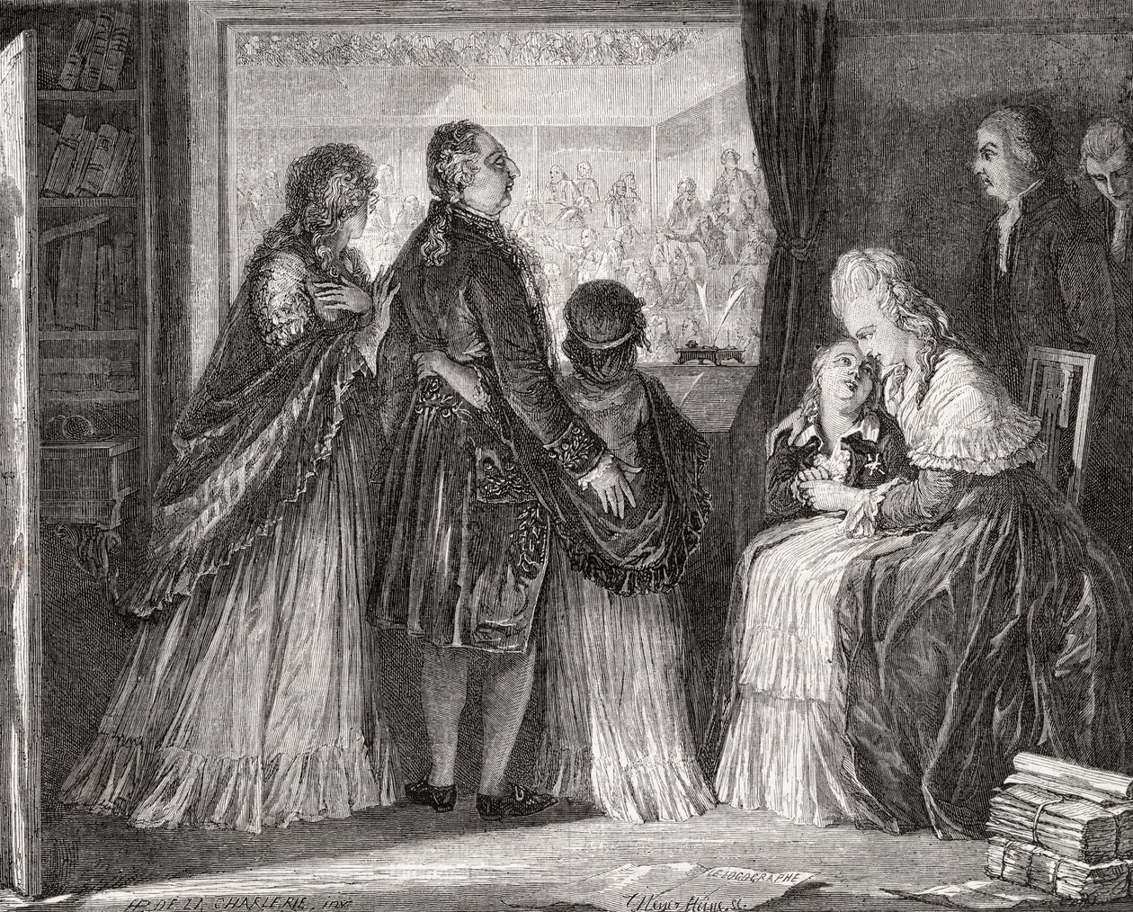 La famille royale se réfugie dans l
