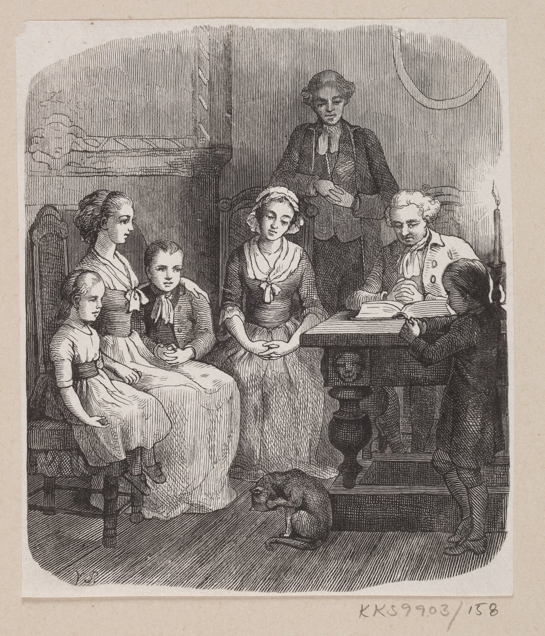 Illustration de "Tout à sa place" dans H.C. Andersen, "Contes et Histoires", Tome 2 - H.P. Hansen