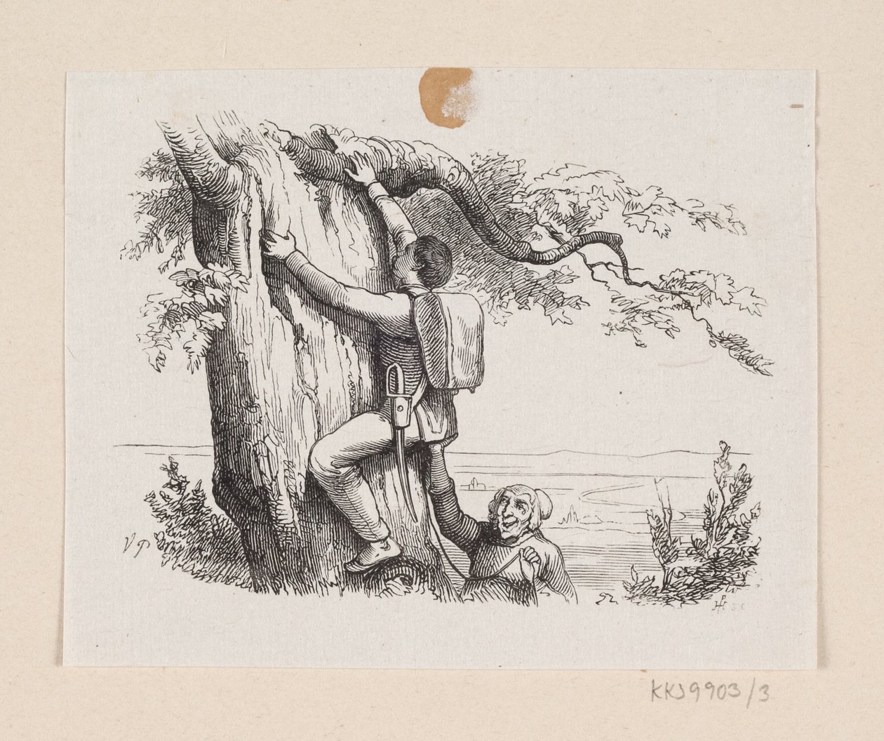 Illustration de "Fyrtøjet" dans H.C. Andersen, "Contes et histoires", Tome 1 - H.P. Hansen