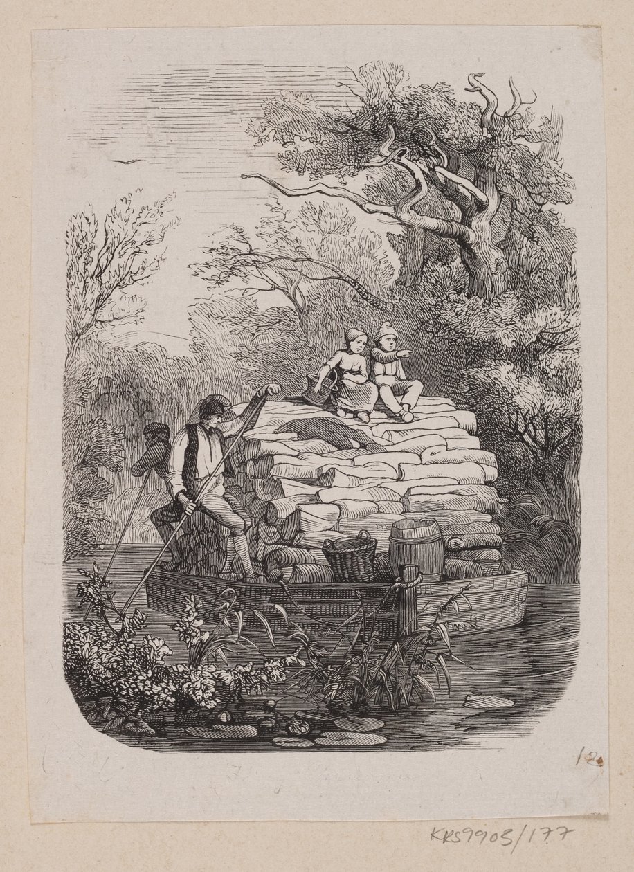Illustration pour "Ib et petite Christine" dans H.C. Andersen, "Contes et histoires", Tome 2 - H.P. Hansen