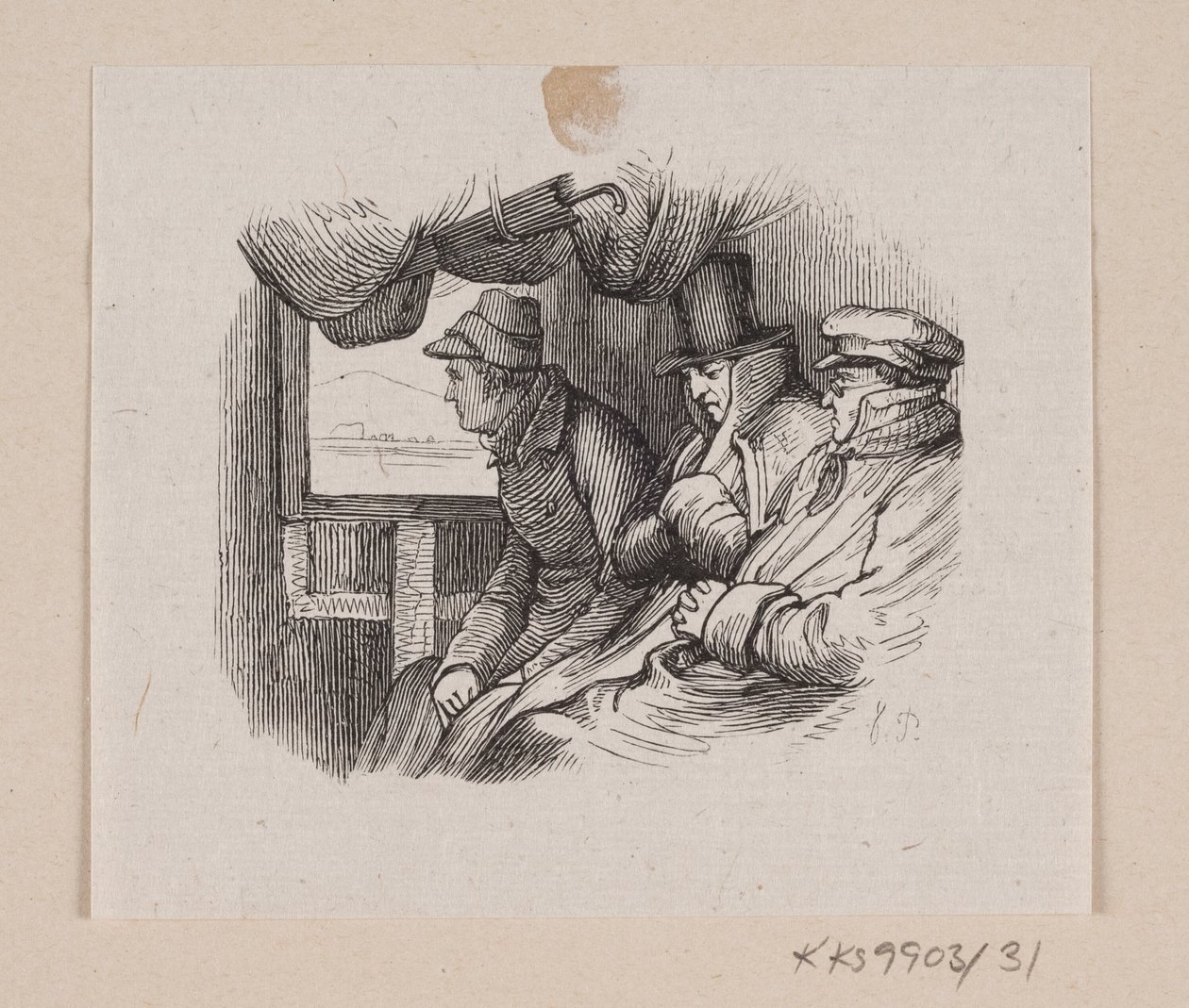 Illustration pour "Les Galoshes du bonheur" dans H.C. Andersen, "Contes et histoires", Tome 1 - H.P. Hansen