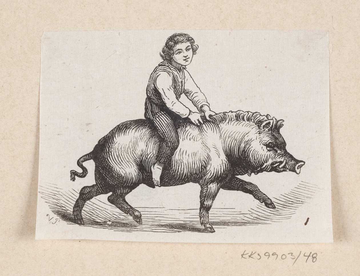 Illustration de "Le Porc-épic" dans H.C. Andersen, "Contes et Histoires", Tome 1 - H.P. Hansen
