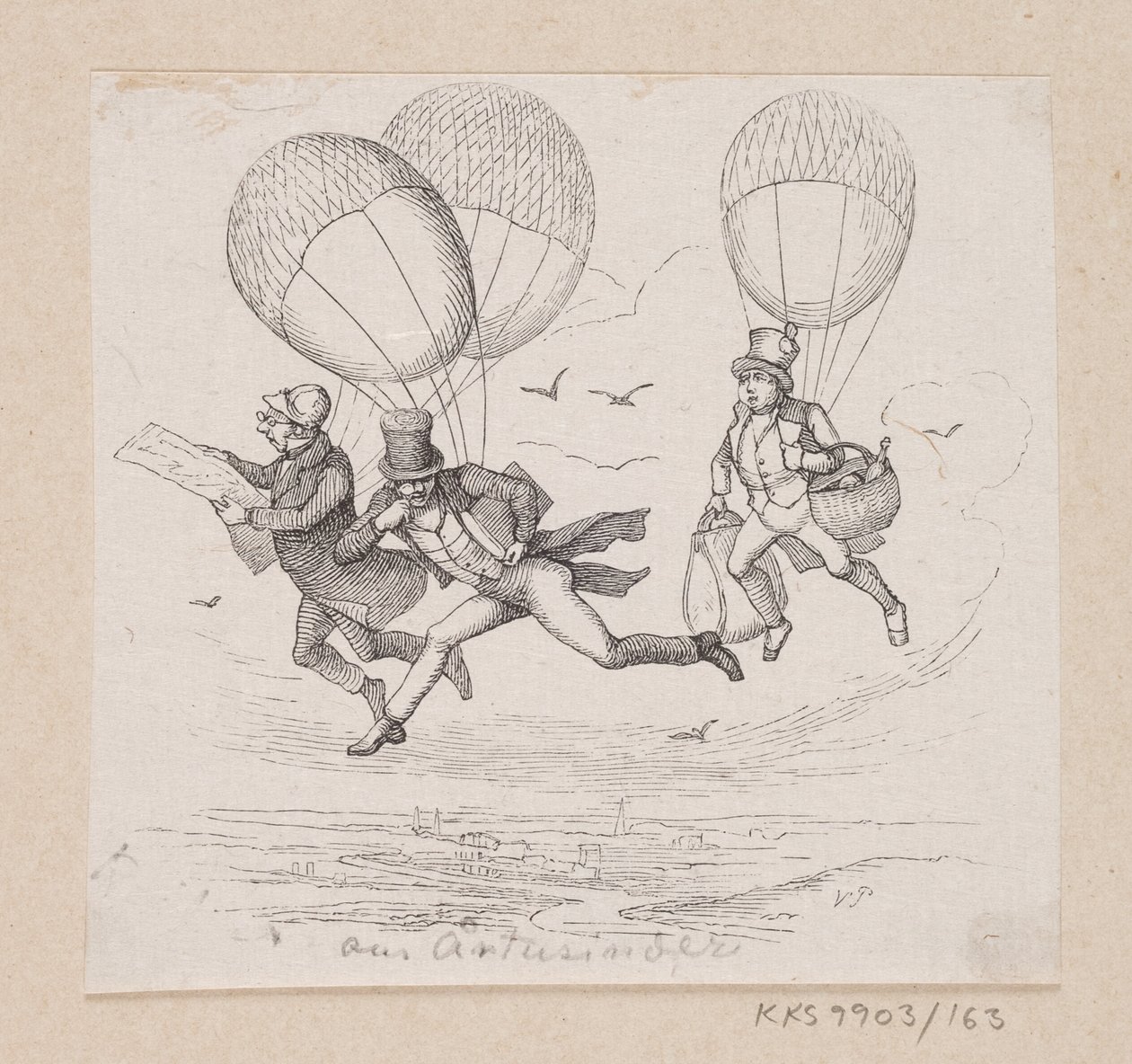 Illustration de "Om Aartusinder" dans H.C. Andersen, "Contes et Histoires", Tome 2 - H.P. Hansen