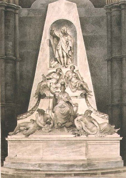Le tombeau de Lord Chatham, planche I de 