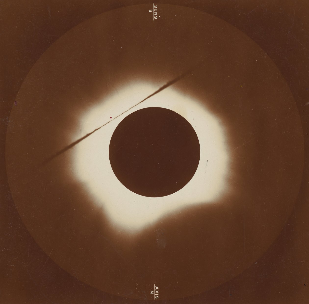 Éclipse solaire depuis l