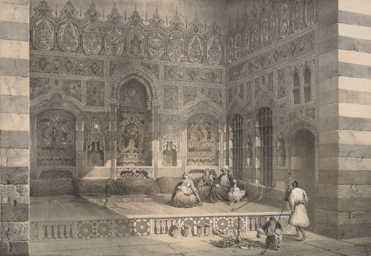 100. Un Iwân, à Damas, 1843 - H. Clerget