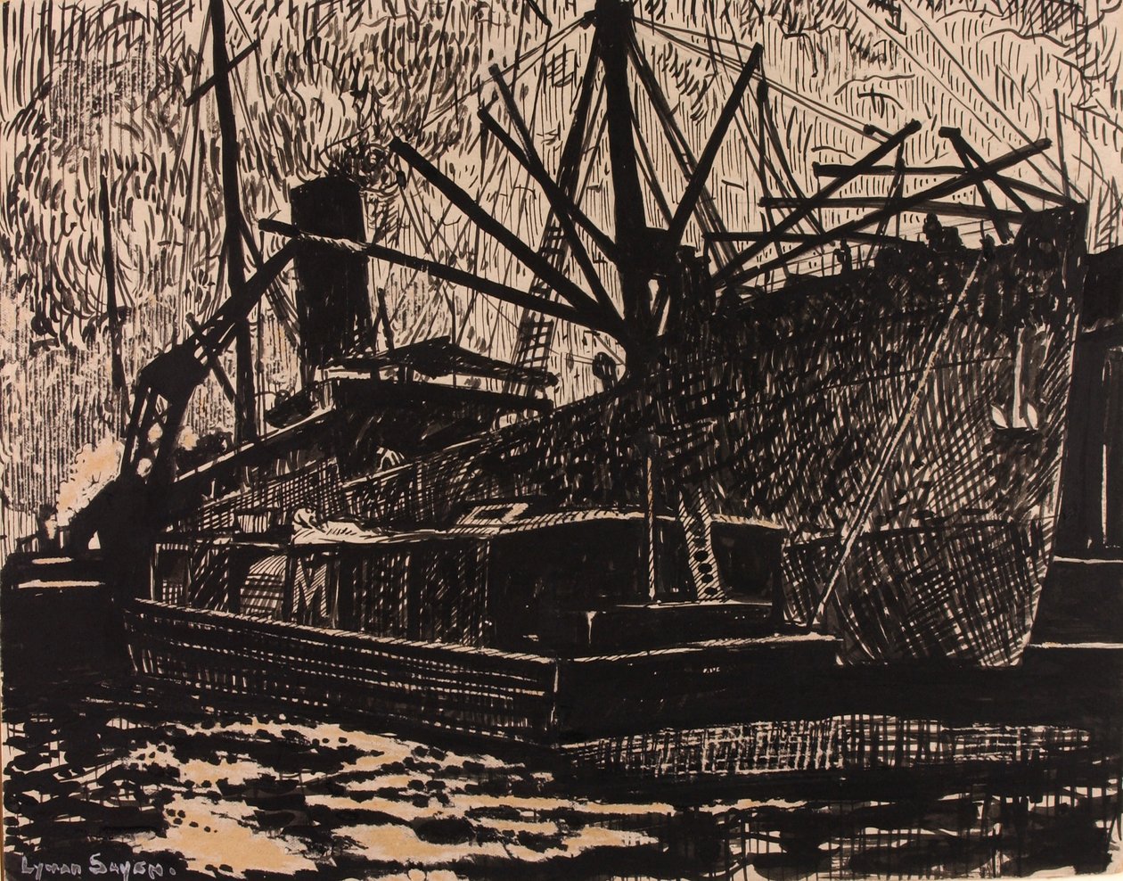 (Liner and Tug) - H. Lyman Sayen