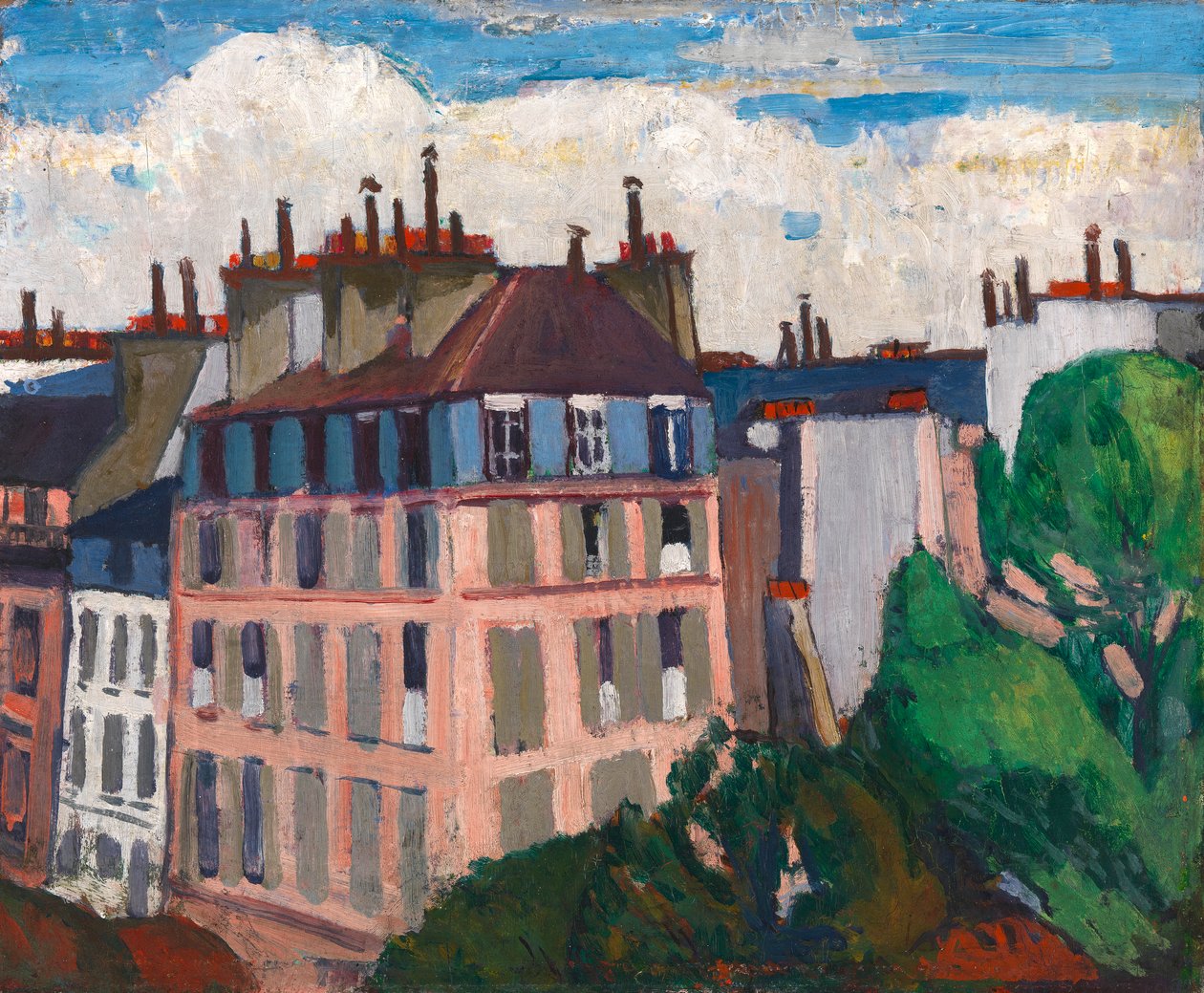 Toits, Paris, 1909-1912 - H Lyman Sayen