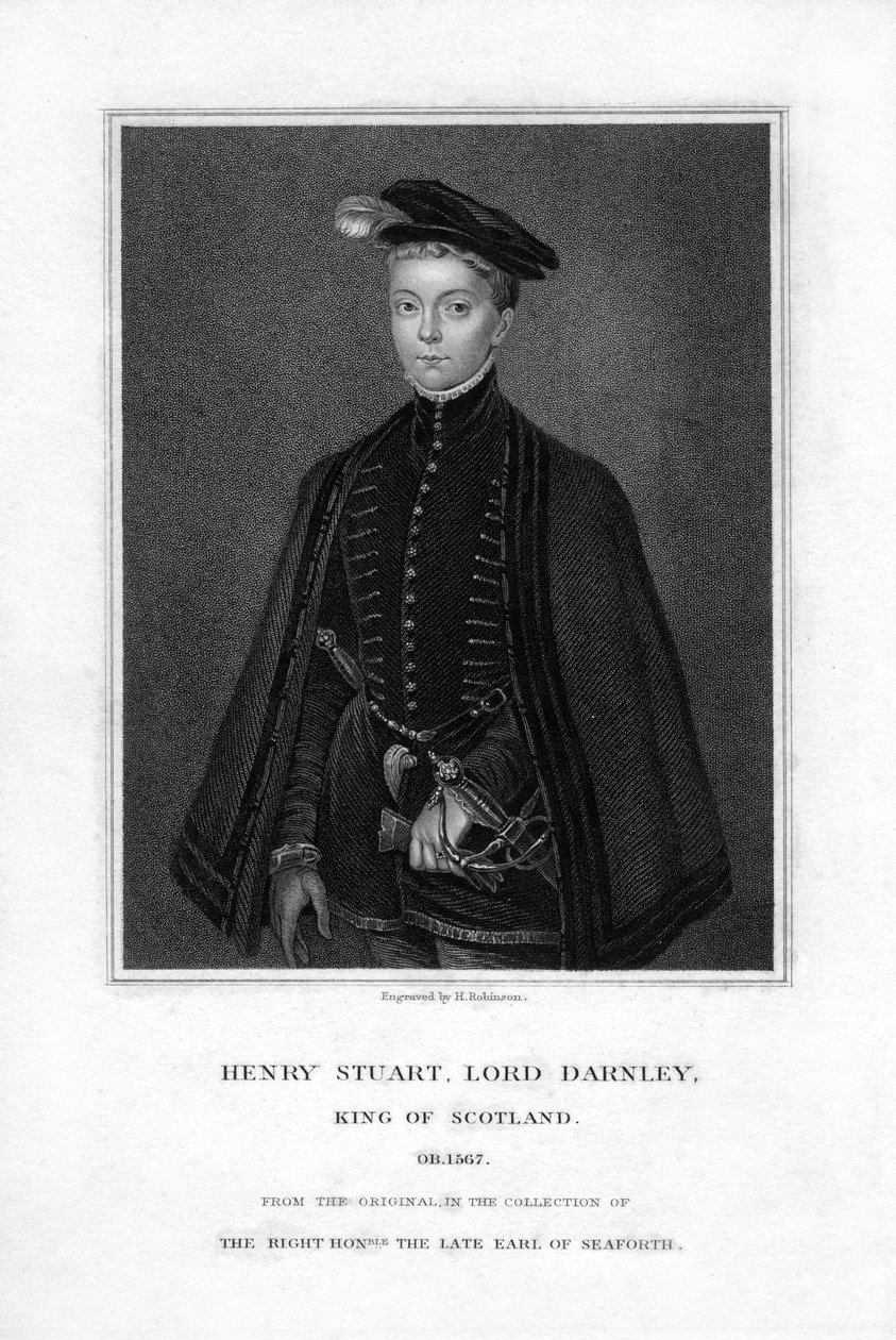 Henry Stuart, Lord Darnley, deuxième mari de Mary, Reine d