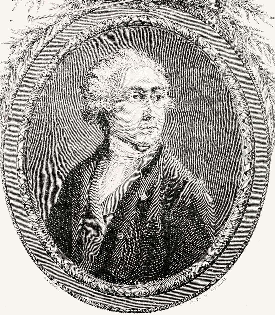 Antoine Laurent Lavoisier, gravé par Pannemaker-Ligny, de 
