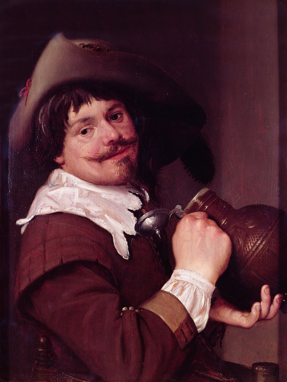 Homme avec une cruche, c.1635 - Haarlem School