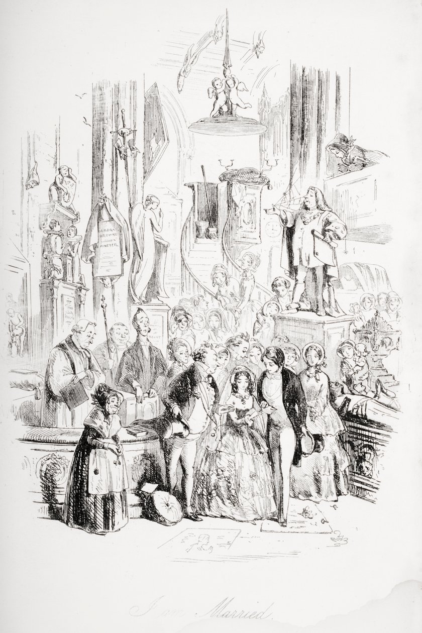Je suis marié, illustration de 