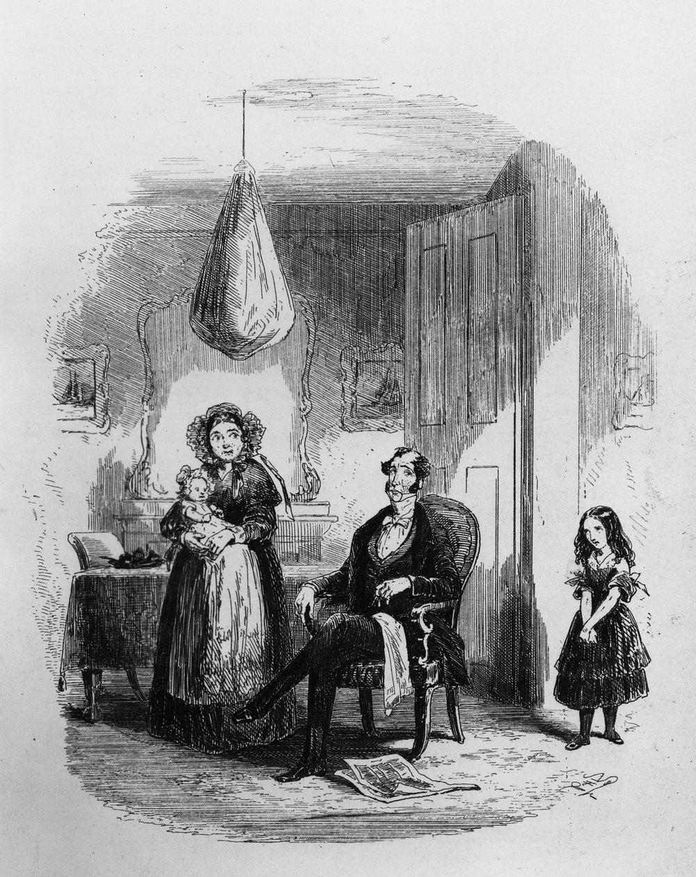 La famille Dombey, illustration de 