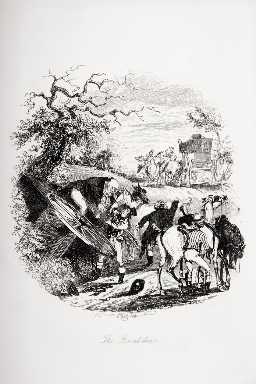 La panne, illustration de 