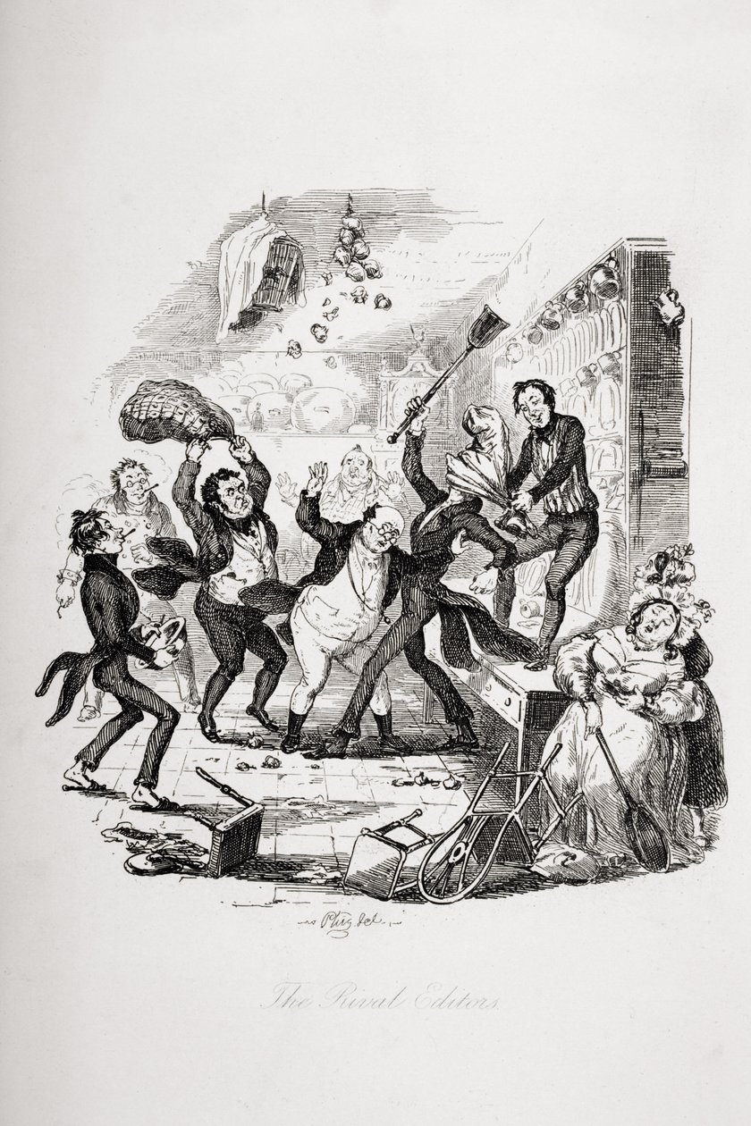 Les éditeurs rivaux, illustration de 