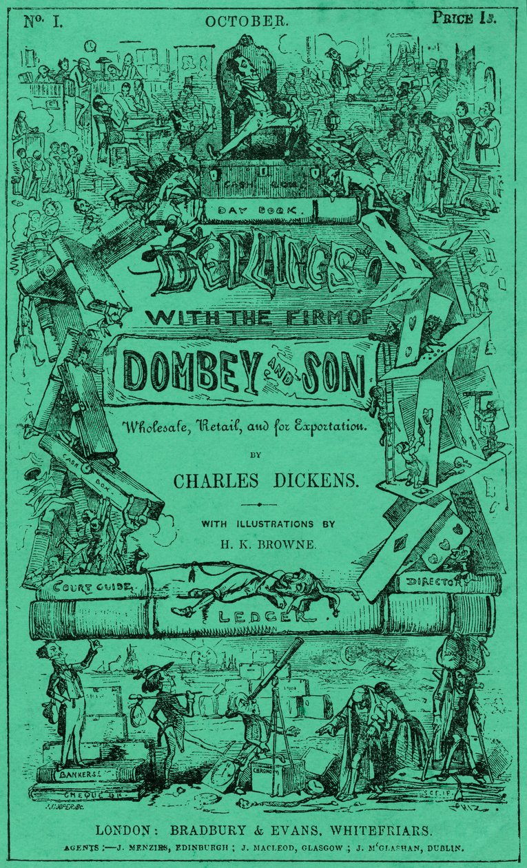 Charles Dickens - Dombey et Fils - Hablot Knight Browne