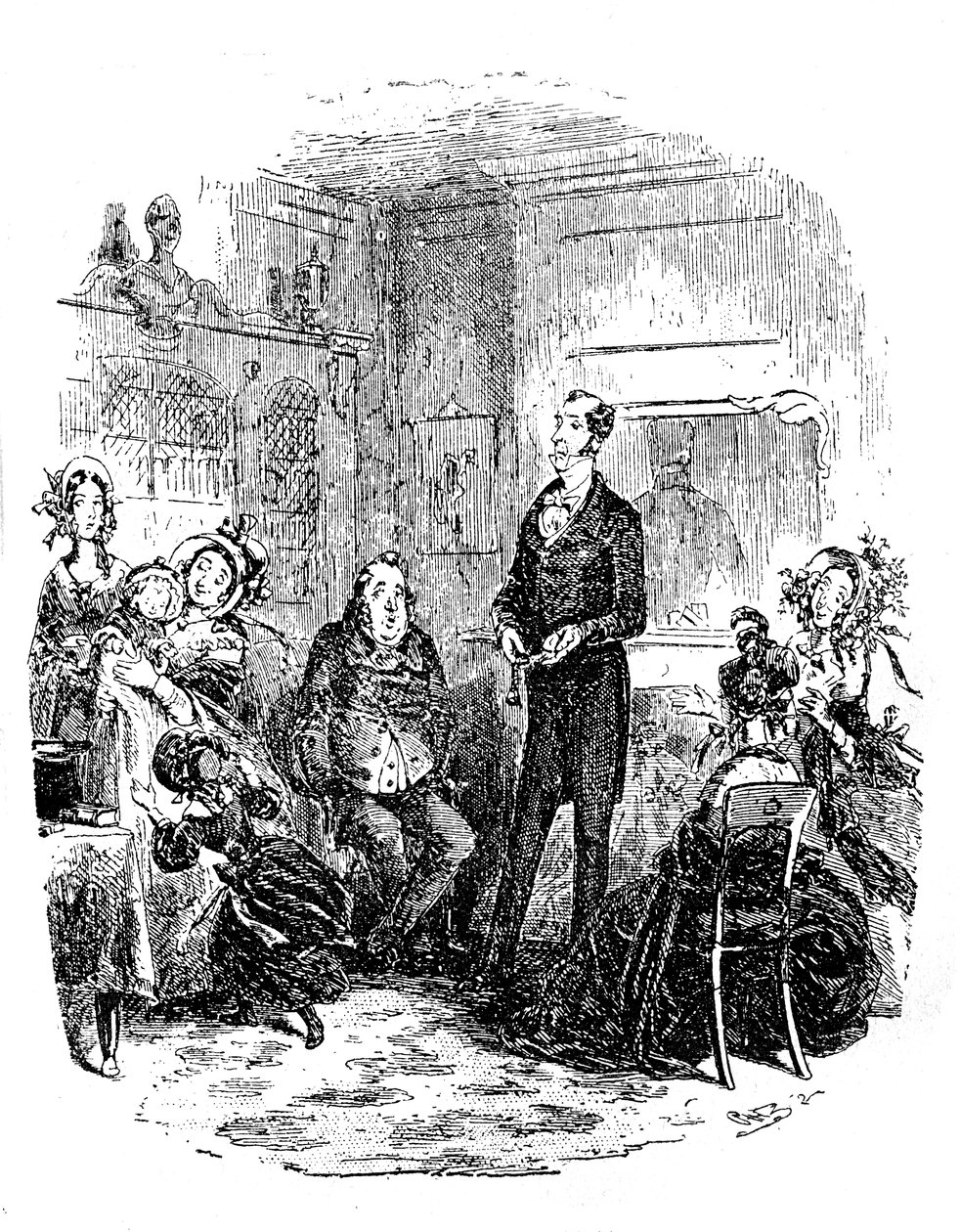 Dombey et Fils par Charles Dickens - Hablot Knight Browne
