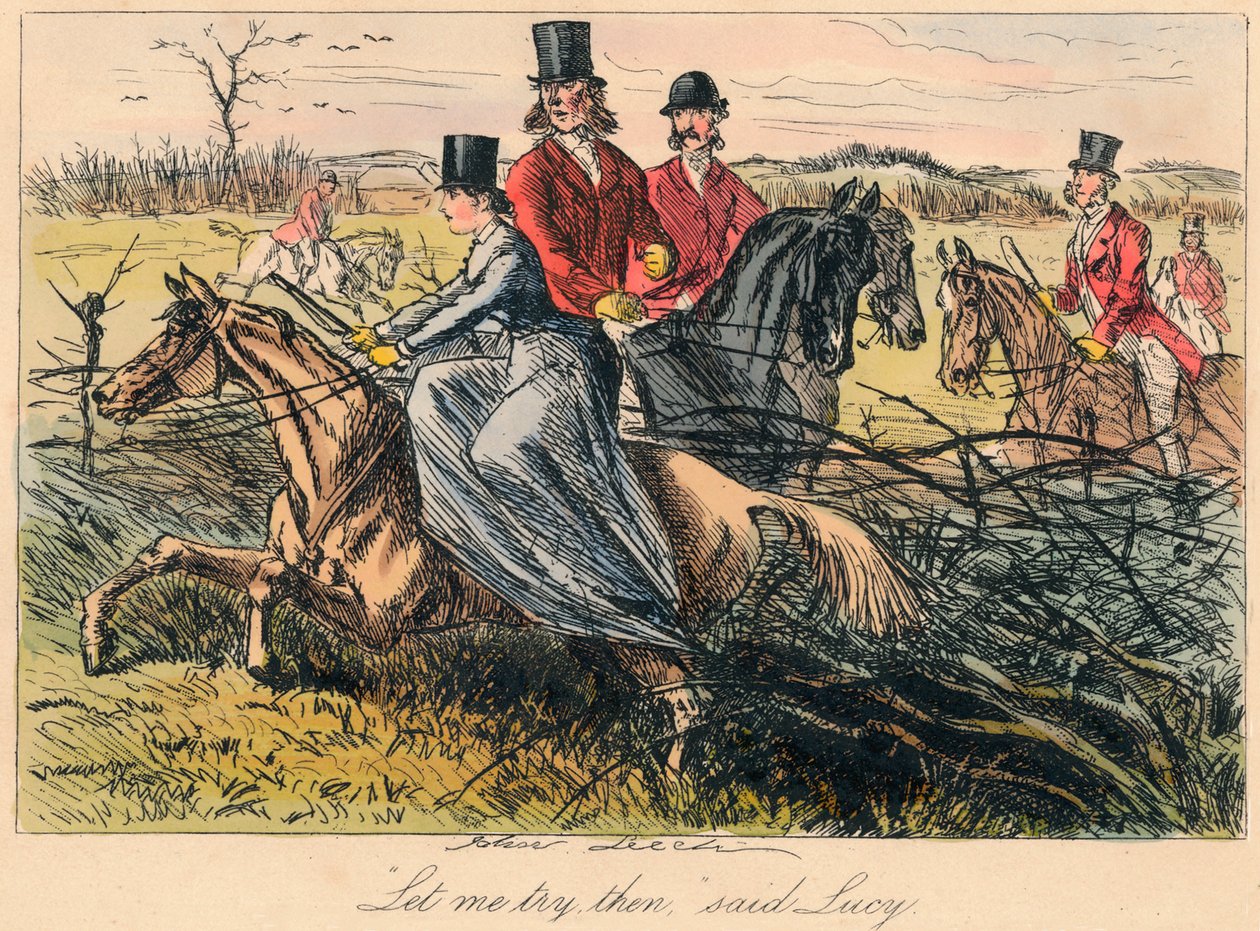 Laisse-moi les essayer, dit Lucy, 1865 - Hablot Knight Browne