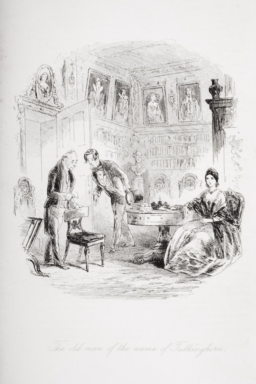Le vieil homme du nom de Tulkinghorn, illustration de 