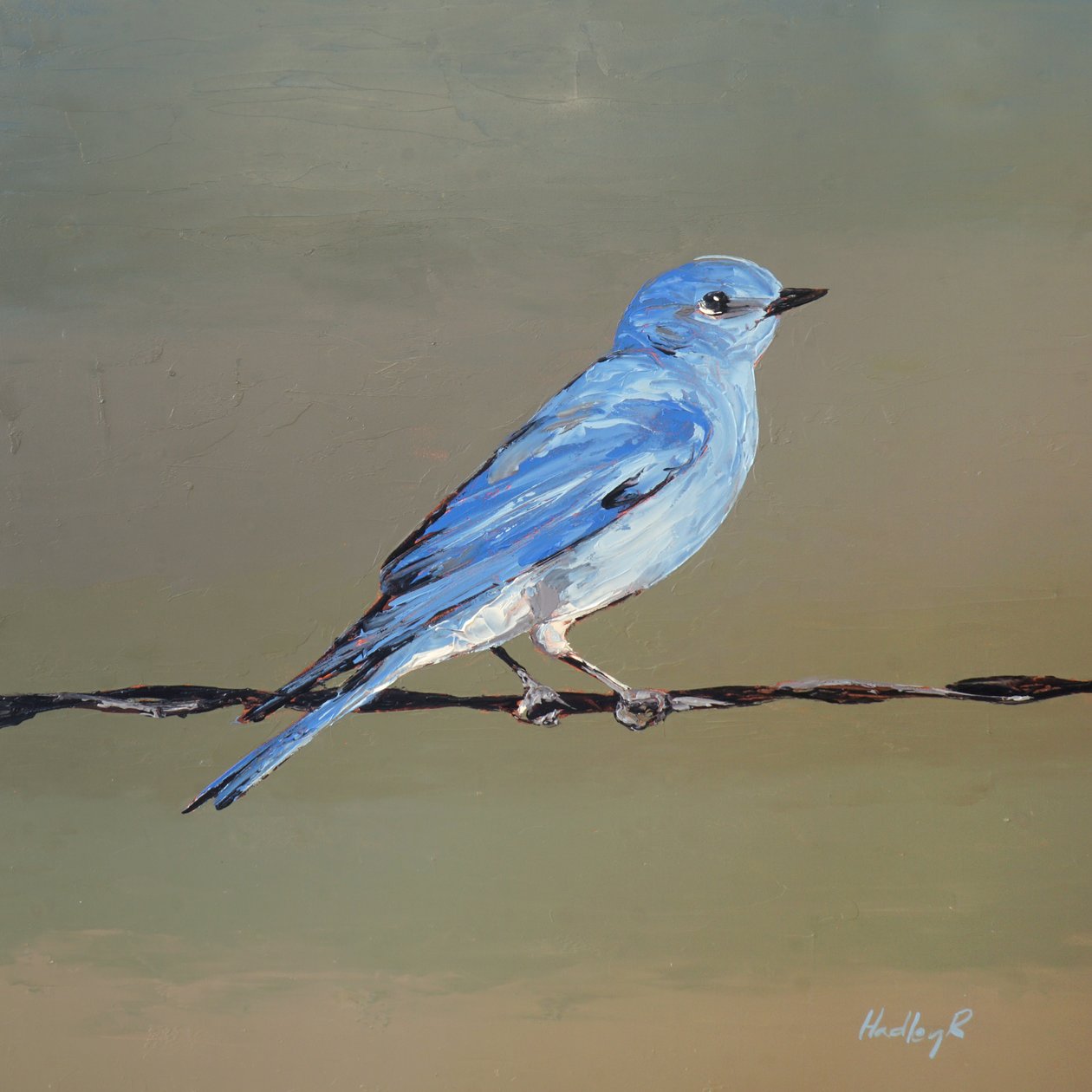 Chipper, vers 2025 (huile sur masonite) | Hadley Rampton