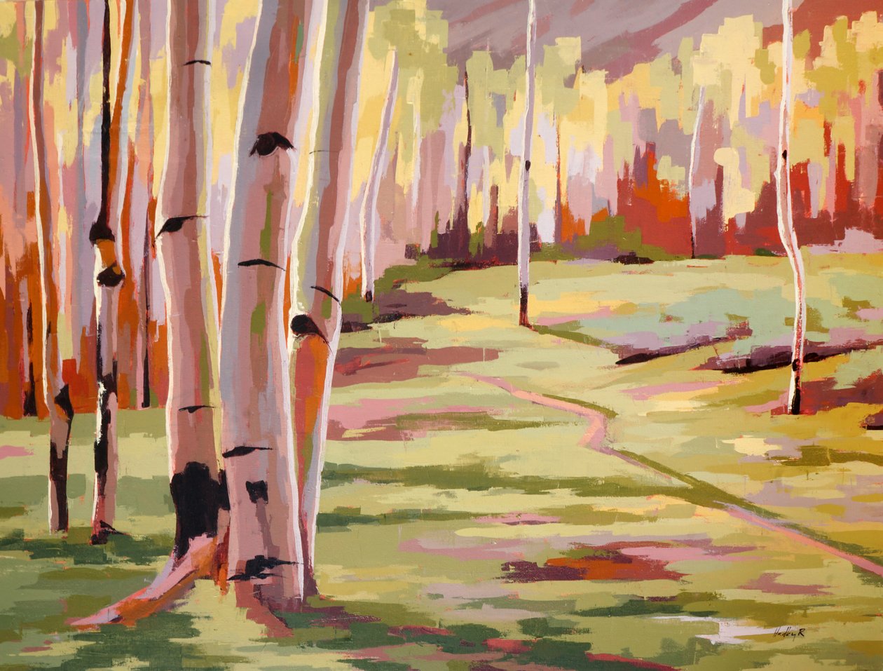 Lumière précoce, vers 2025 (huile sur toile) - Hadley Rampton