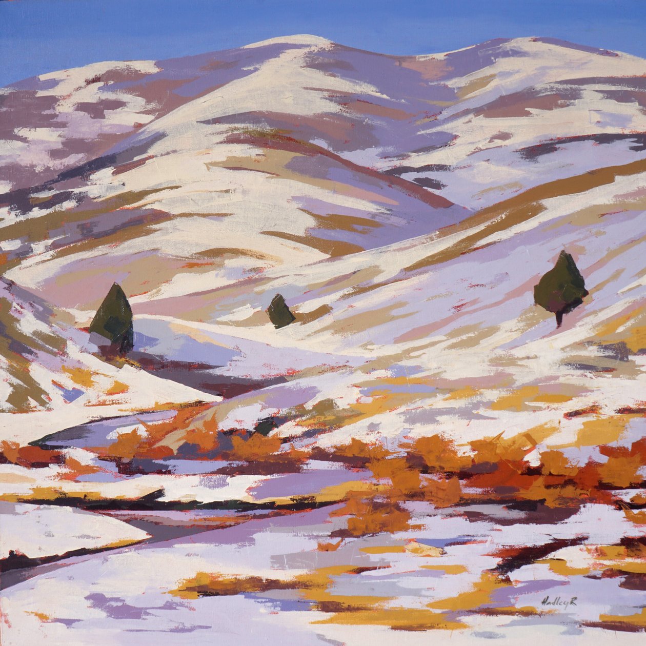 Mélodie de mars, vers 2025 (huile sur toile) - Hadley Rampton