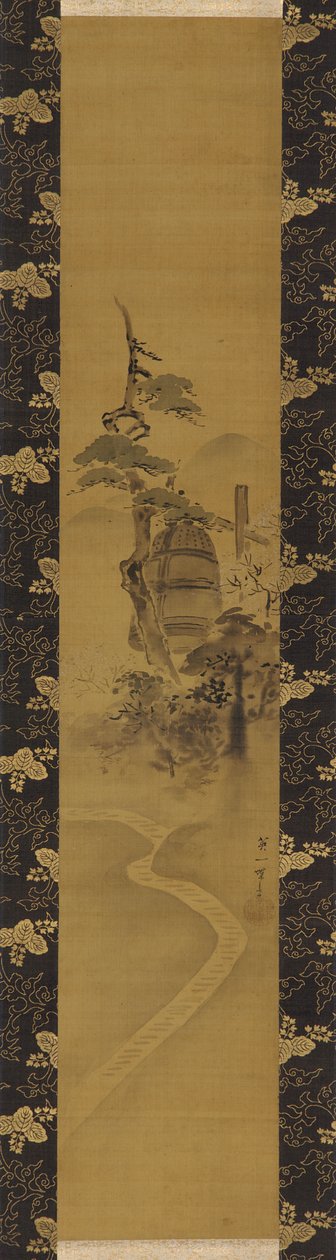 Cloche de temple, période Edo, milieu du XVIIe-début du XVIIIe siècle - Hanabusa Itcho