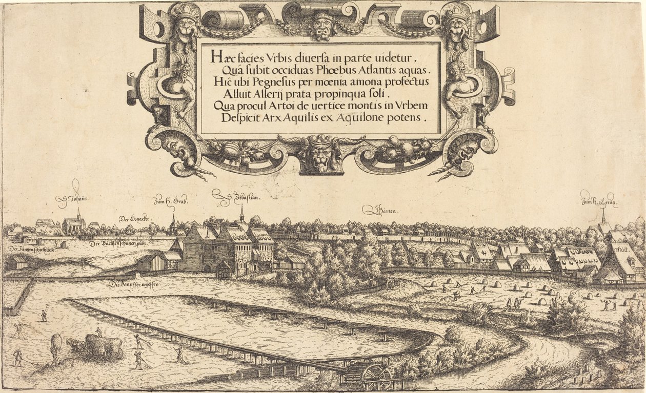 Vue de Nuremberg depuis l