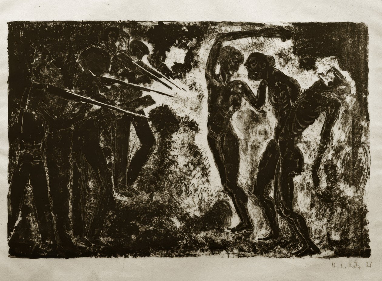Danse macabre de 1919 : Le tribunal militaire / Exécution - Hanns Ludwig Katz