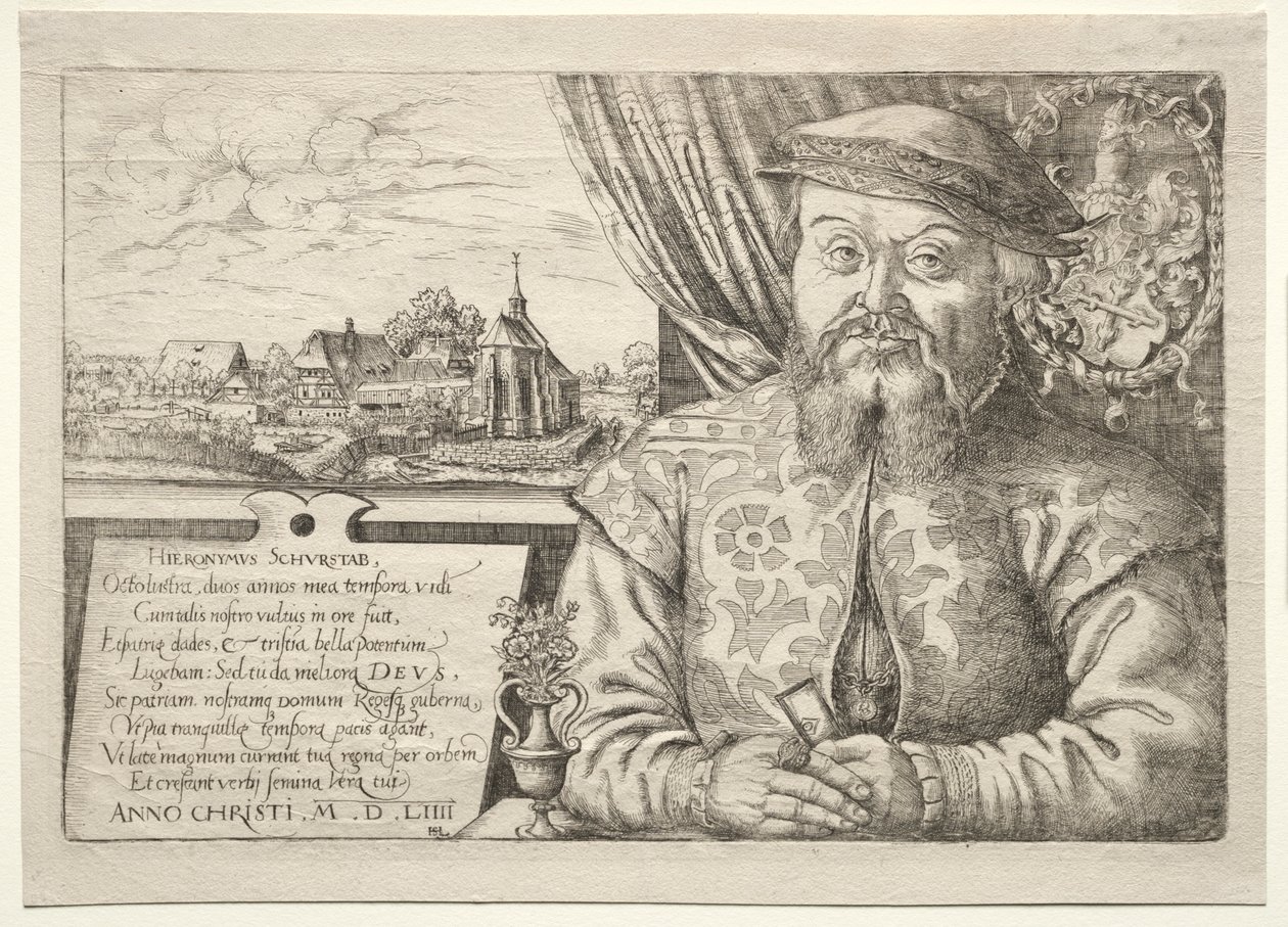 Hieronymus Schurstab, maire de Nuremberg, 1554 - Hanns Sebald Lautensack