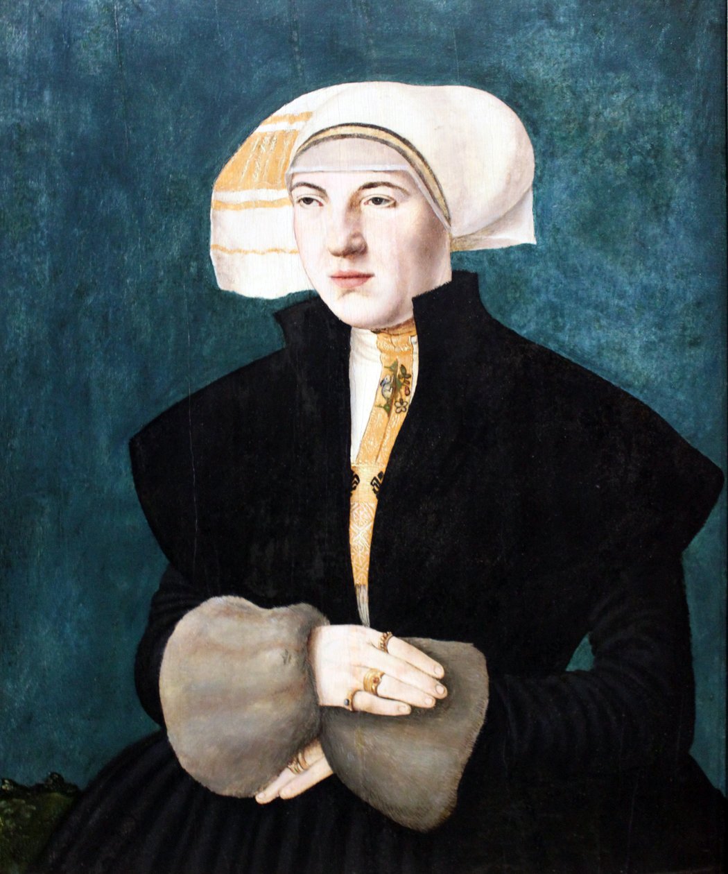 Portrait de Katharina von Holzhausen née Breder von Hohenstein - Hans Abel the Younger