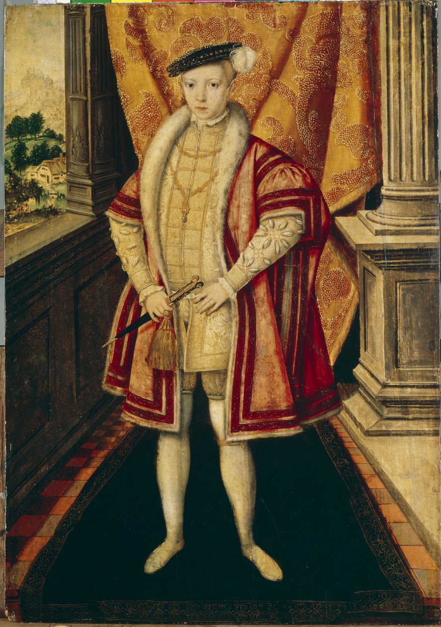 Portrait du roi Édouard VI, vers 1547 - Hans Eworth or Ewoutsz