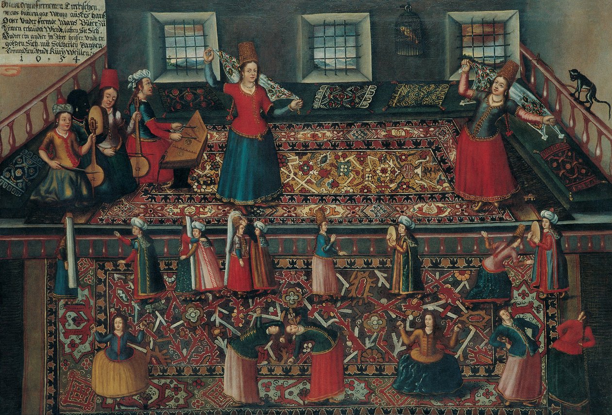 Une scène du harem turc - Hans Gemminger