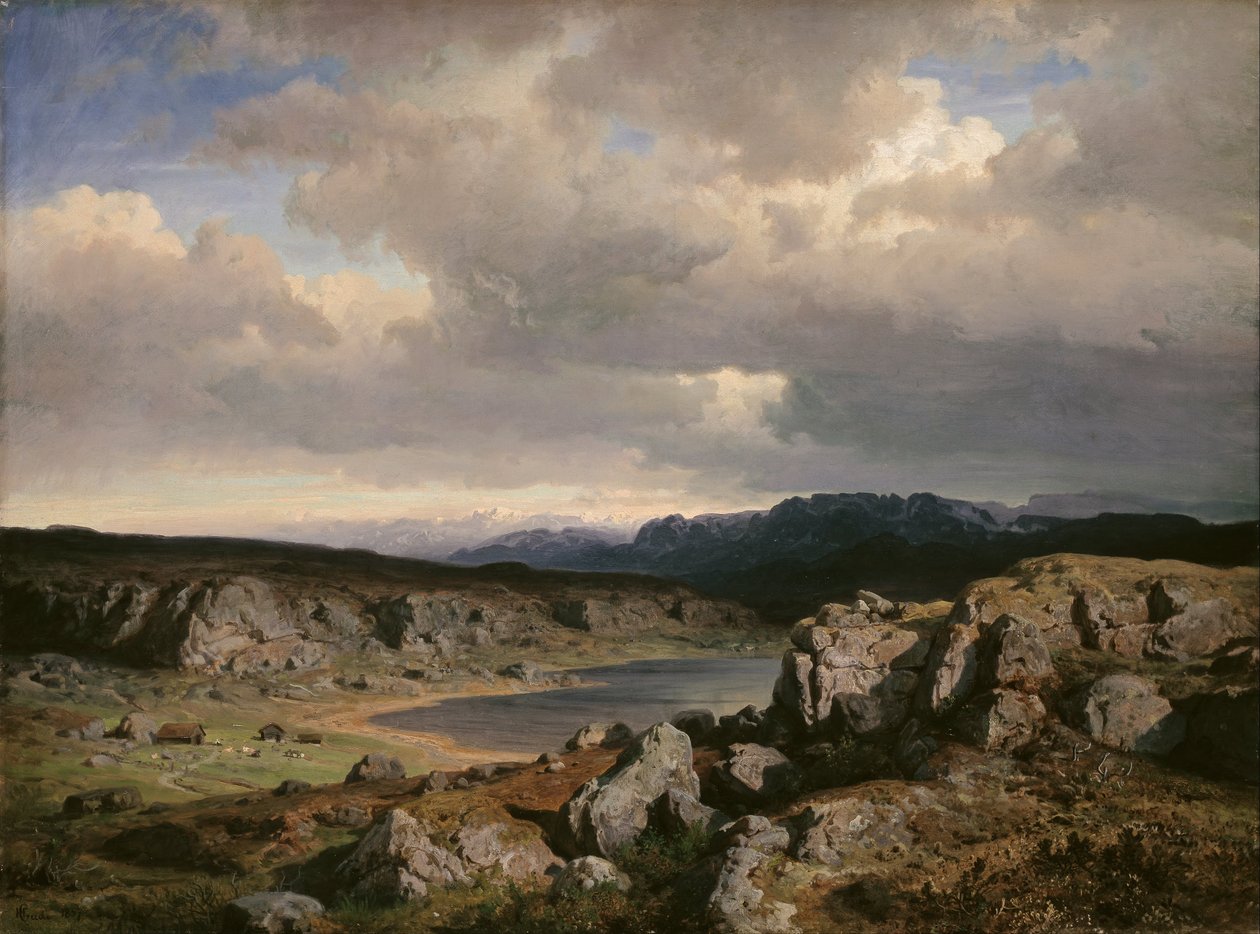 Hautes terres norvégiennes - Hans Gude