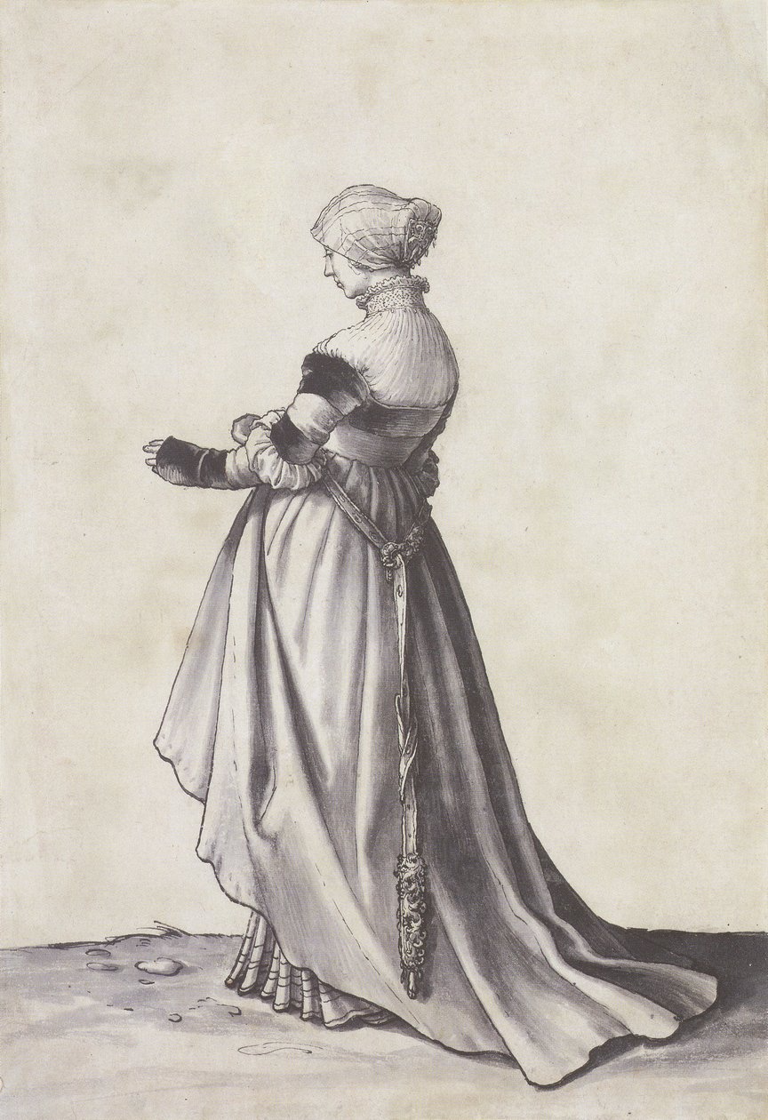 Femme de Bâle tournée vers la gauche - Hans Holbein der Jüngere