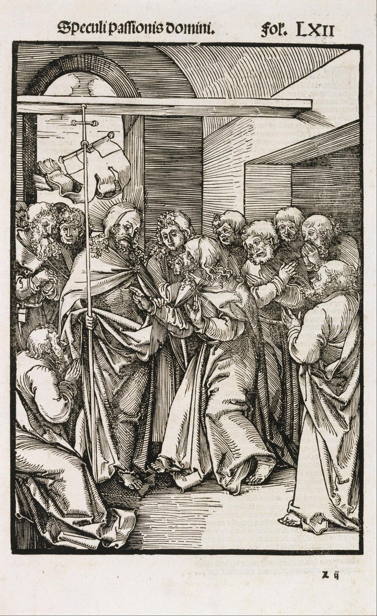 Thomas doutant des plaies du Christ - Hans Leonhard Schäufelein