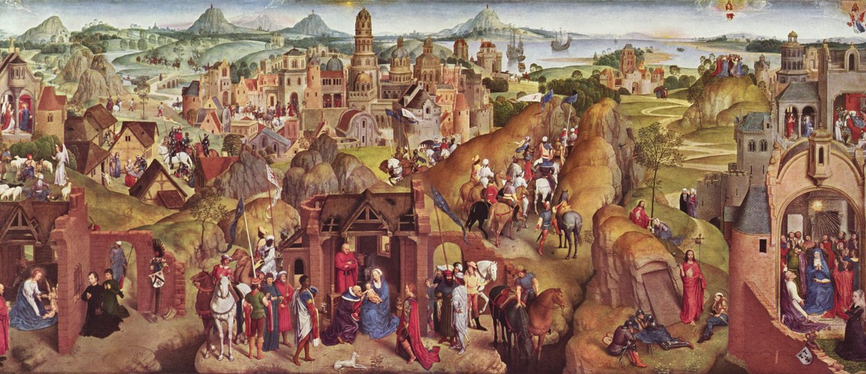 Les sept joies de Marie - Hans Memling