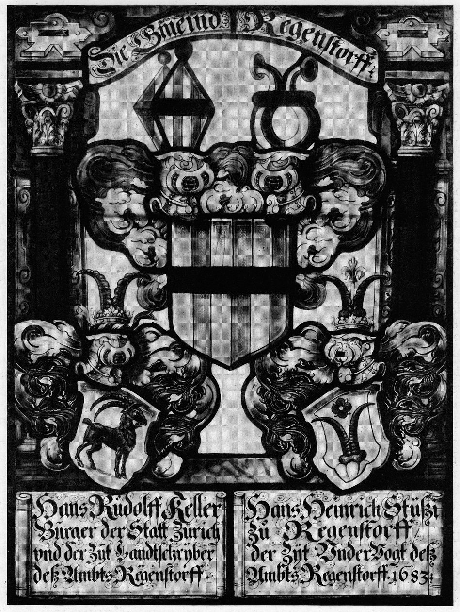Vitrail héraldique - Hans Wilhelm Wolf