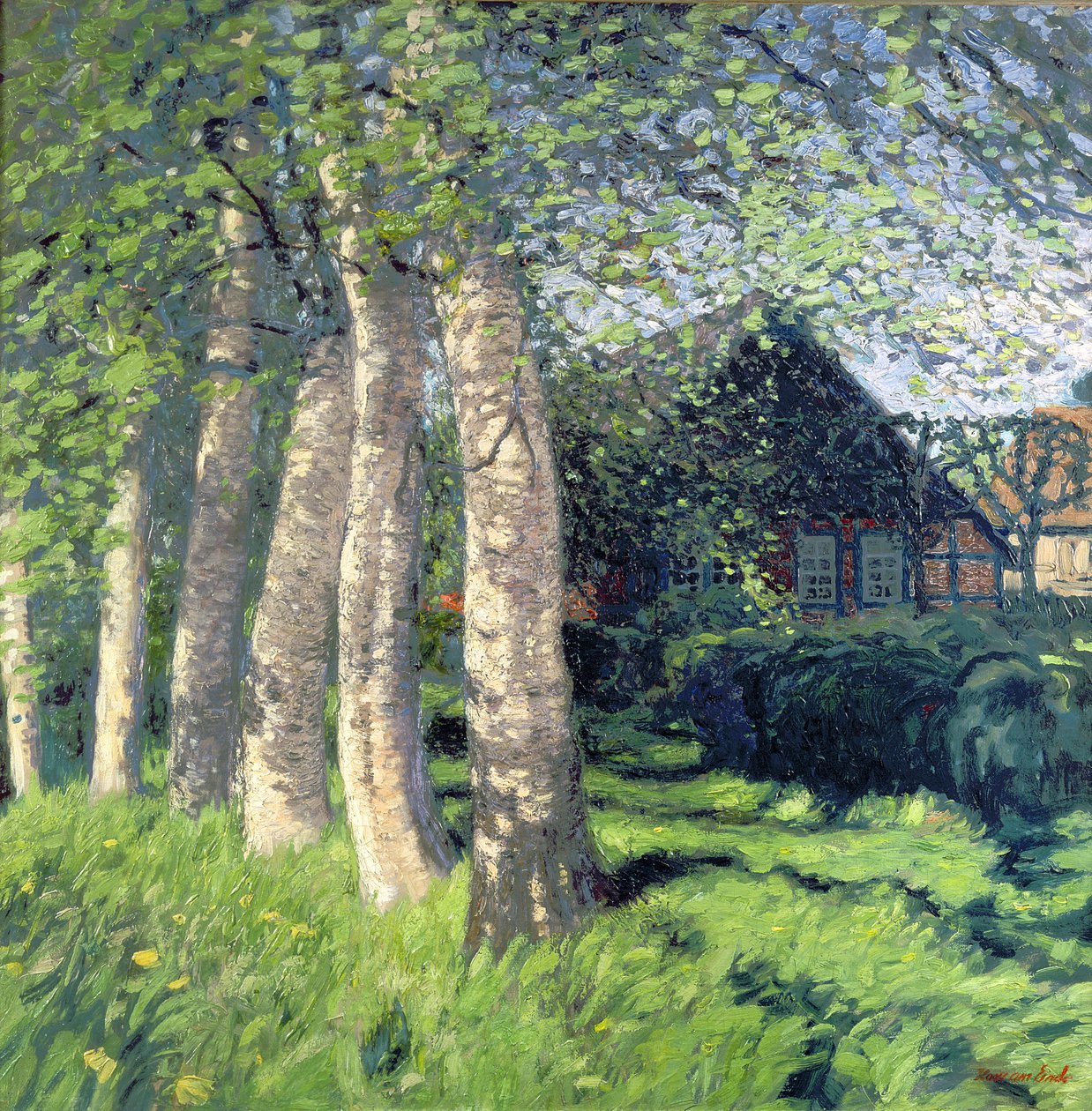 Printemps à Worpswede - Hans am Ende