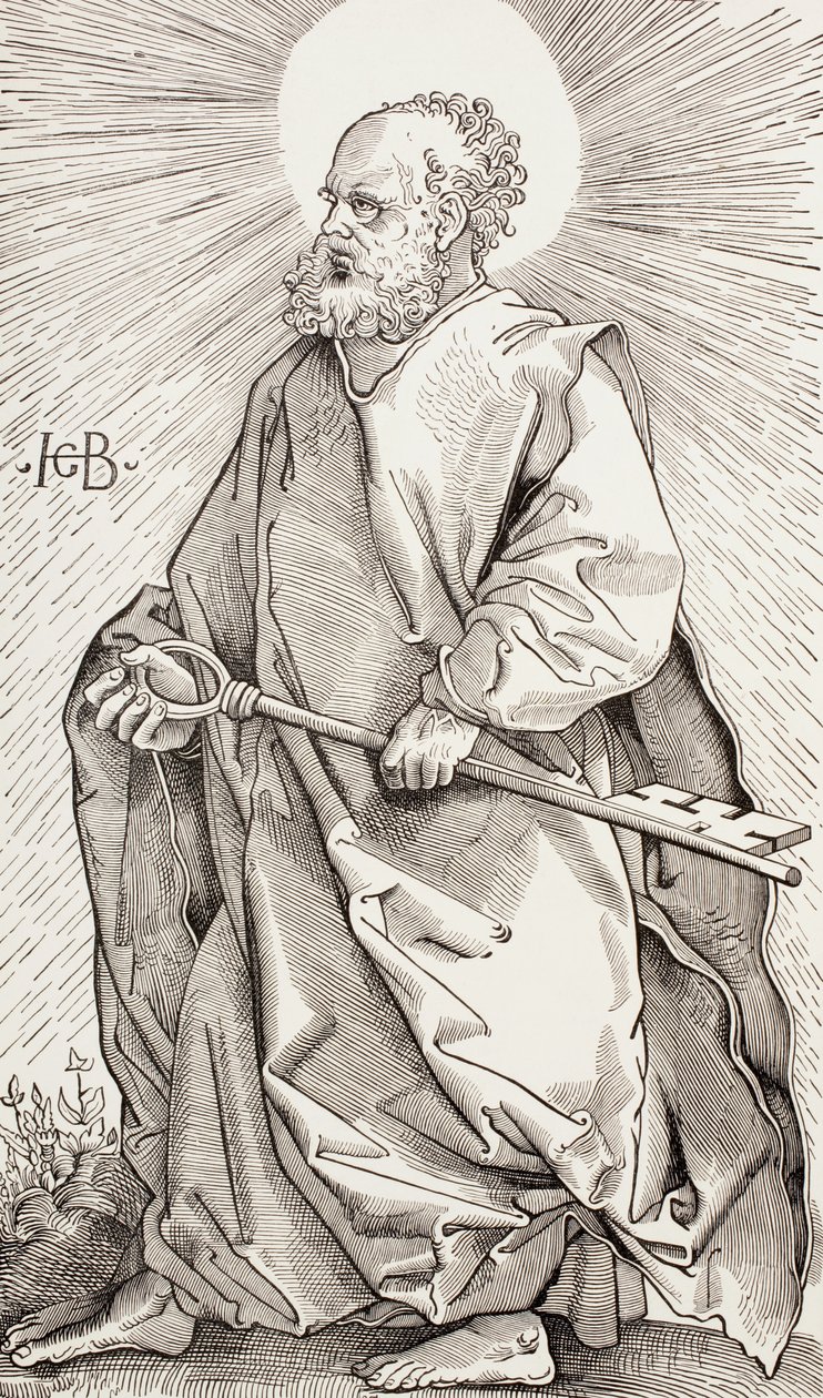 Saint Pierre tenant les clés du Royaume des Cieux - Hans (after) Baldung Grien