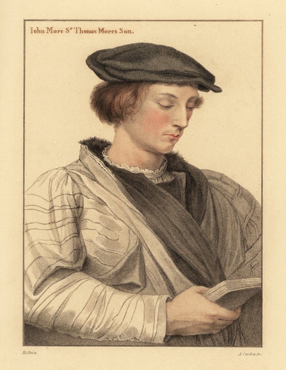 John More, âgé de 19 ans, fils de Sir Thomas More - Hans (after) Holbein the Younger