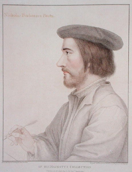 Nicolas Borbonius (1503-50) gravé par Francesco Bartolozzi (1727-1815) 1793 - Hans (after) Holbein the Younger