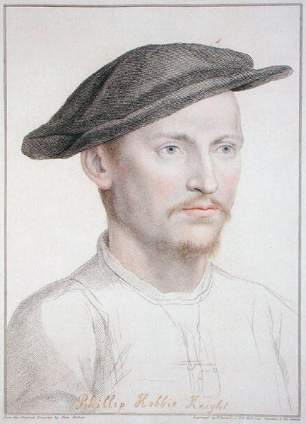 Philip Hobbie, gravé par Francesco Bartolozzi (1727-1815) 1796 - Hans (after) Holbein the Younger