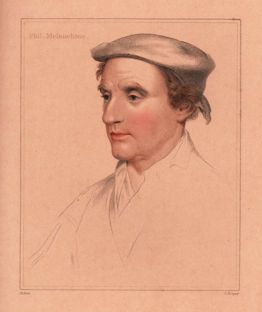 Philip Melanchton ou homme non identifié - Hans (after) Holbein the Younger
